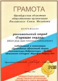 Грамота "Горящие сердца"