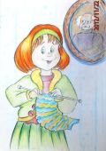 Рисунок "Шарф для деда", Тутынина Юля