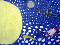 III место - Хозяева космоса. Кайпкулова Лилия, 10 лет, рук. Ромашкова А.А., Новосимбирская СОШ III место - Хозяева космоса. Кайпкулова Лилия, 10 лет, рук. Ромашкова А.А., Новосимбирская СОШ