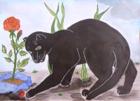 Кот Василий (гуашь). Бондаренко Анжелика, 9 лет, рук. Казакова О.И., начальная школа Кот Василий (гуашь). Бондаренко Анжелика, 9 лет, рук. Казакова О.И., начальная школа