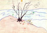 «Последние листочки», Худайбердина Дарина, 7 лет, рук. Ковалева Е.В., Ибрагимовская СОШ «Последние листочки», Худайбердина Дарина, 7 лет, рук. Ковалева Е.В., Ибрагимовская СОШ