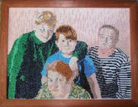 Родные люди (вышивка бисером), Девятьярова М.В. Гимназия № 1 Родные люди (вышивка бисером), Девятьярова М.В. Гимназия № 1