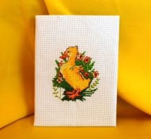Утенок Тим (вышивка). Карпова Валерия Утенок Тим (вышивка). Карпова Валерия