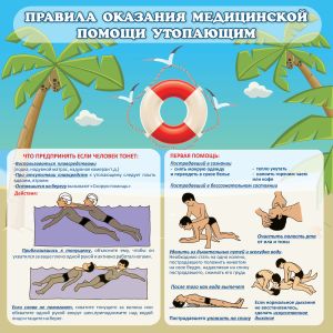 Pamyatka Okazanie medicinskoj pomoshchi utopayushchim