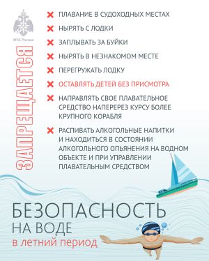 Pamyatka Bezopasnost na vode v letnee vremya Zapreshchaetsya