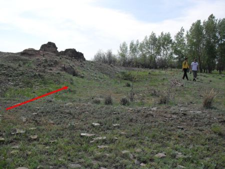 Здесь, по нашему мнению, находился «паровоз»